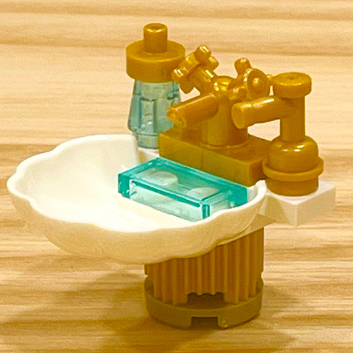 LEGO 樂高 MOC 水龍頭 洗手台 流理臺 全新零件 創作