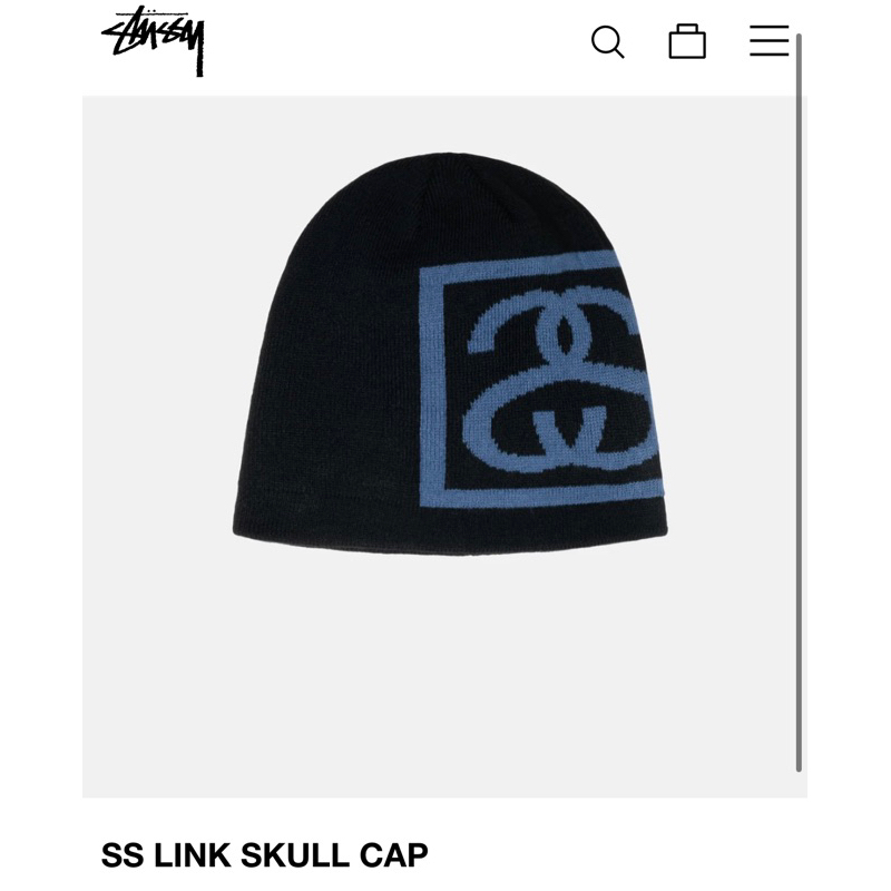美國正品🇺🇸STUSSY SKULLCAP SS CAP保暖 針織帽毛帽 冷帽 字母 潮流 滑板 正品代購