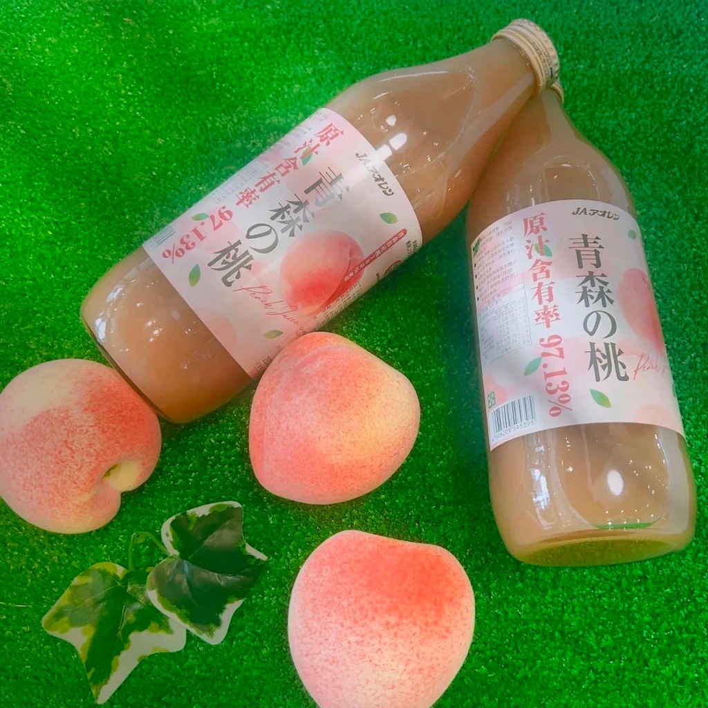 【九橙九嚴選幸福の果】日本青森水蜜桃果汁 (每瓶1000ML)