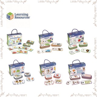 【LMW親子選品】🌿美國 Learning Resources - 單字拼圖卡 大小寫字母拼圖卡 字首單字 算數拼圖卡🌿