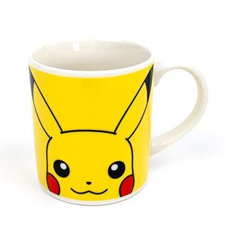 日本正品 日本製 陶瓷 馬克杯 260ml 皮卡丘大臉 神奇寶貝 寶可夢 皮卡丘 單耳杯 水杯 陶瓷杯 陶瓷水杯 杯子