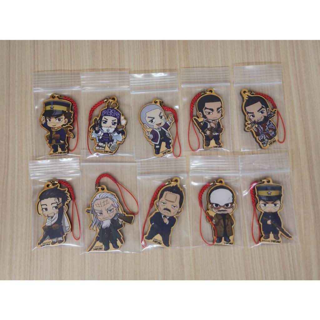 黃金神威 木製 吊飾 杉元 阿席莉帕 白石 谷垣 奇羅藍克 尾形 土方 鶴見 牛山 月島