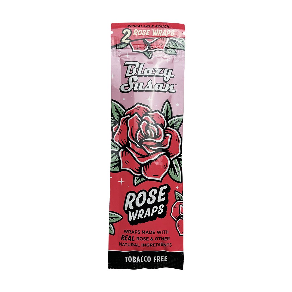 【麻麻420】Blazy Susan 玫瑰紙 捲紙 2張 Rose Wraps Blunt Joint Hamen 現貨