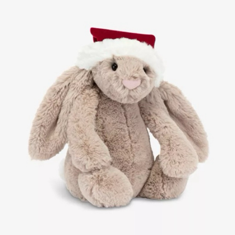 🇬🇧英國正品代購🇬🇧 Jellycat 聖誕帽耶誕兔兔31cm 🎄聖誕節限定 安撫娃娃 玩偶 兔子 絨毛玩具 交換禮物