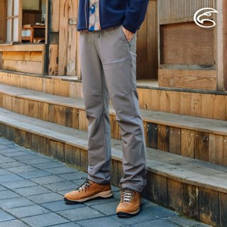 ADISI 男高抗風超撥水修身保暖長褲AP2321009 (S-4XL) 石墨灰｜磨毛 防潑水 彈性 快乾 尺寸含大尺碼