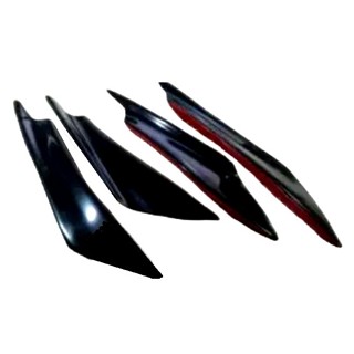 [[瘋馬車舖]] 通用型戰鬥定風翼 保桿擾流板 風刀 ( ㄧ組4片 ) ~ 有型 霸氣 飆風再起