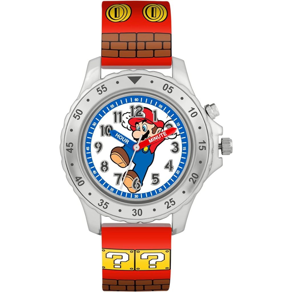 預購❤️正版❤️英國專櫃 任天堂 超級瑪利歐 MARIO 瑪利歐 手錶 男童 兒童 電子錶