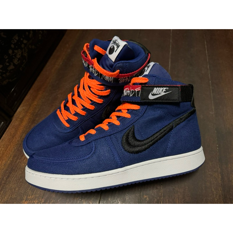 Stussy x NIKE VANDAL HIGH 藍黑US11