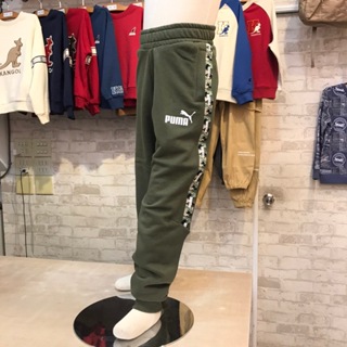PUMA童裝- 基本系列Tape迷彩 Logo修身長褲