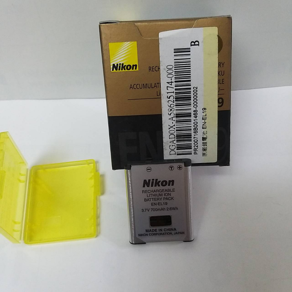 庫存品 Nikon EN-EL19 ENEL19 公司貨 原廠鋰電池 現貨 可面交