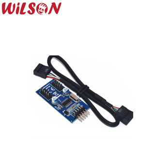 主機板 內建 USB 2.0 9PIN 一分二 連接線 USB一分二電路板設計 一分四 聯力 NZXT恩傑 海盜