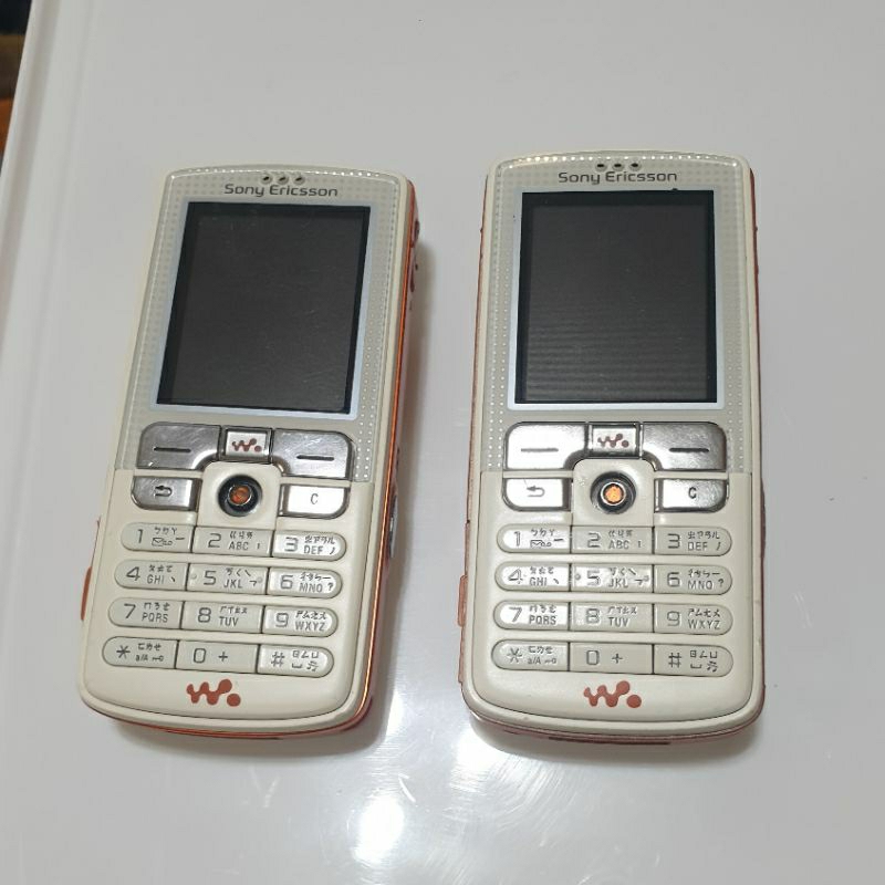 出清經典收藏 Sony Ericsson  W800i 200萬 walkman 手機  經典橘白配色  約9成新