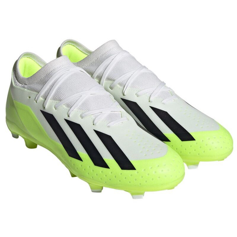 ADIDAS X CRAZYFAST.3 FG 男足球釘鞋 足球鞋 HQ4534 螢光綠 白