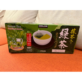 kirkland日本伊藤園綠茶/抹茶(立體茶包) 1.5gx100包 409元--可便利商店取件
