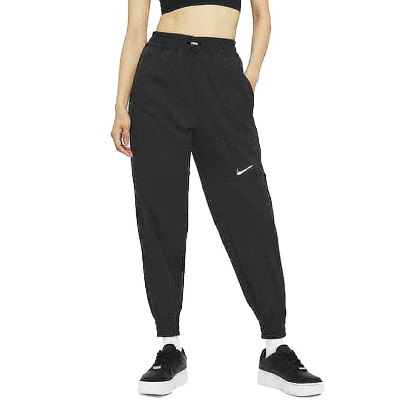 Nike AS W NSW Swsh Pant WVN HR 女款 黑色 小勾 縮口 休閒 長褲 CZ8910-010