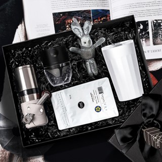 【PO:Selected】丹麥POx黑沃耶加雪菲咖啡禮盒組(不鏽鋼咖啡磨2.0/稜角保溫杯460ml-共3色/咖啡濾網)