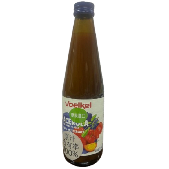 Voelkel 維可 西印度酸櫻桃汁 330ml/瓶(超商限2瓶) demeter認證（新品）