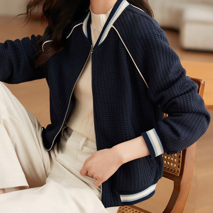 雅麗安娜 外套 上衣 長袖上衣M-3XL韓時休閒棒球服秋季寬鬆百搭時尚簡約外套NE310-6945.