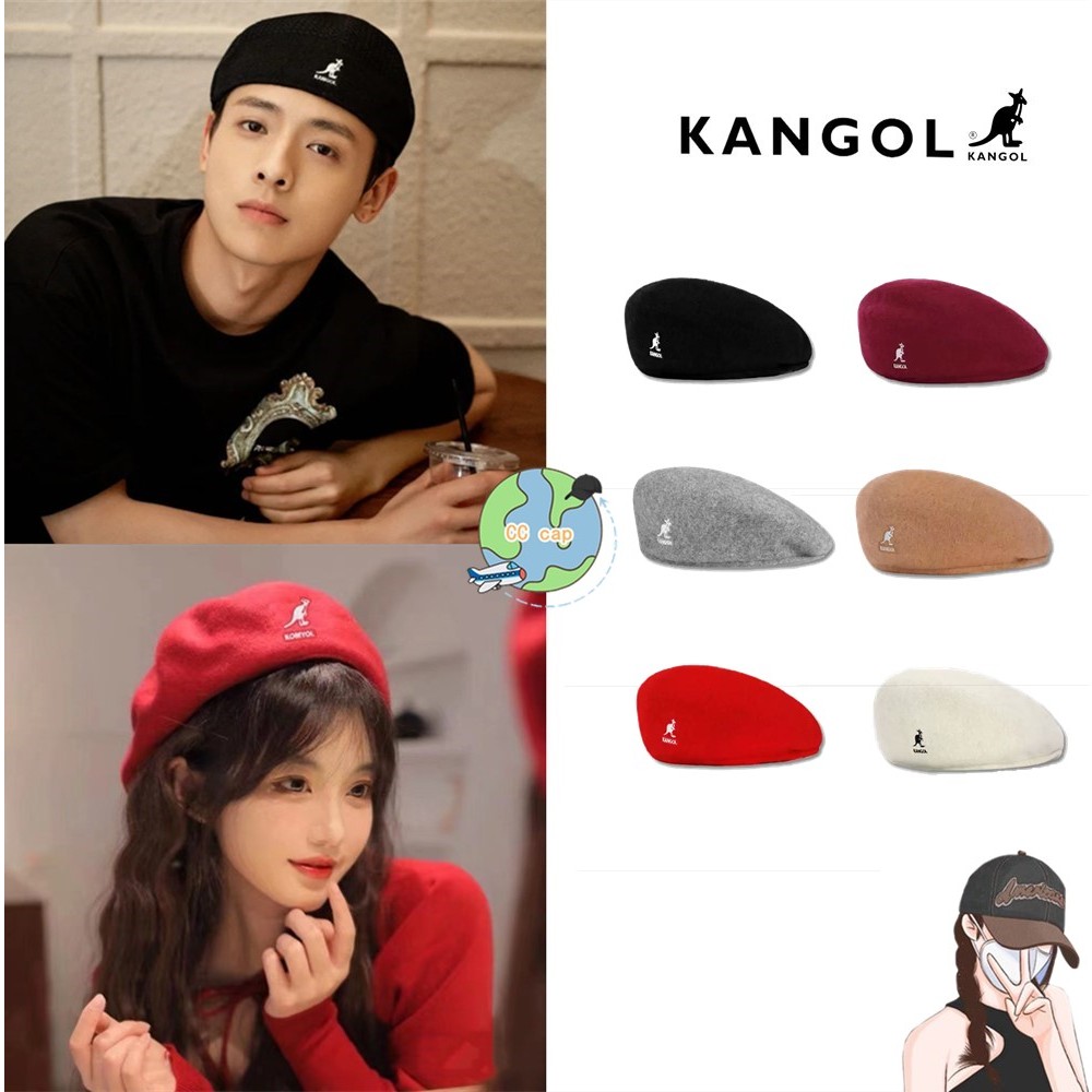【CC cap】 韓國代購 KANGOL 貝雷帽 袋鼠帽 小偷帽 羊毛款 透氣網眼款 貝蕾帽 刺繡