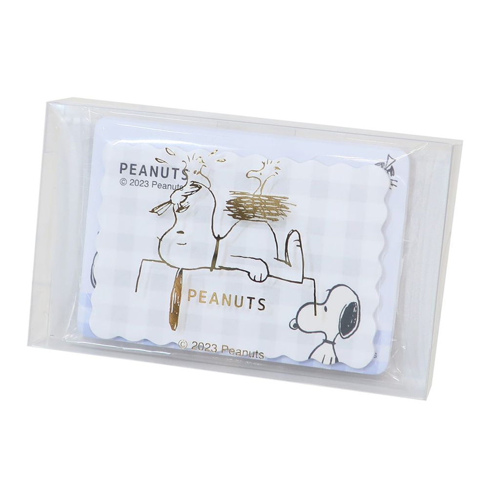 Kamio 日本製 Snoopy 史努比 盒裝便條本 小卡片