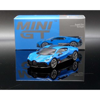 【MASH】現貨特價 Mini GT 1/64 Bugatti Divo Blu Bugatti 左駕# 601