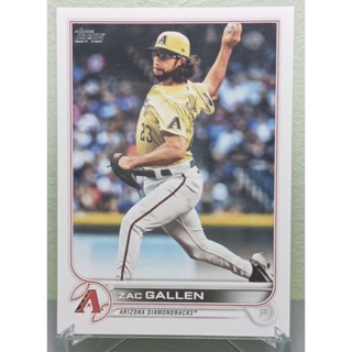 Zac Gallen 2022 Topps 響尾蛇隊王牌 球員卡