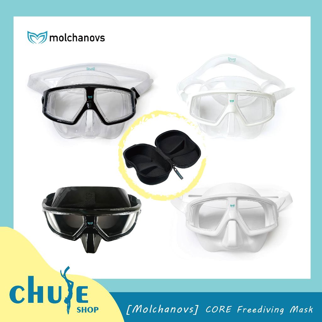 Molchanovs／❣️CORE Freediving Mask 面鏡﹢收納盒｜抹茶｜自由潛水｜自潛