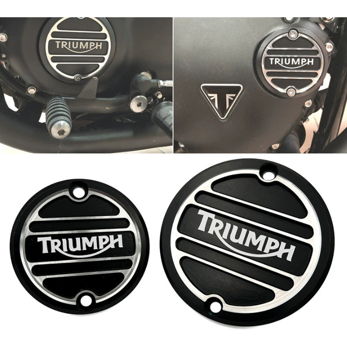 🏍TRIUMPH 凱旋 Speed twin T100 T120 Bobber 改裝 主機裝飾蓋 邊蓋 徽章