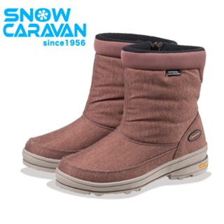 【Caravan】日本製 原廠貨 女 保暖防水中筒雪靴 3E寬楦/登山/休閒鞋/旅行 波爾多酒紅(SHC 31W)