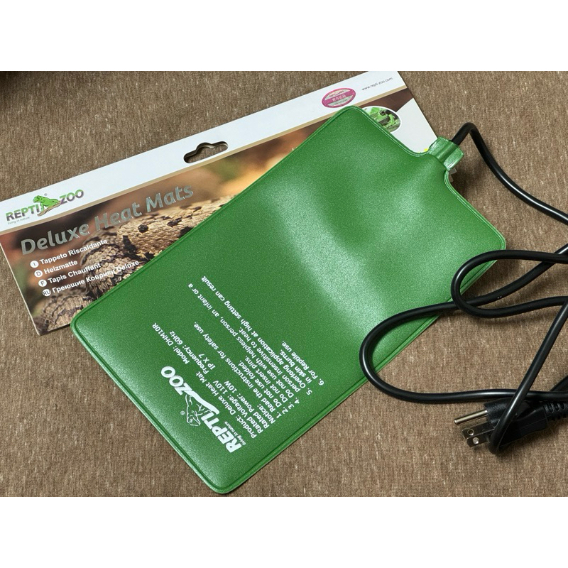 reptizoo 豪華加熱墊 加溫墊 10w 爬蟲 爬寵 蛇 蜥蜴 守宮 烏龜 兩棲 加熱墊 防潑水