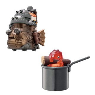 【日本 TAKARA TOMY】 吉卜力工作室 霍爾的移動城堡 鐵鍋中的 卡西法 模型 公仔 玩具 擺飾 扭蛋 盒玩