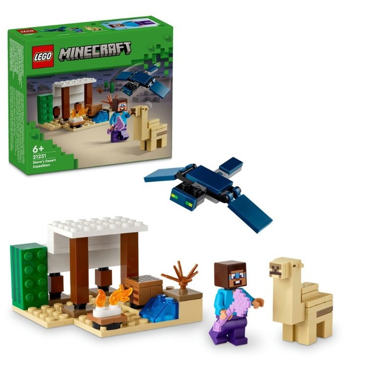 LEGO 21251 史提夫的沙漠遠征 Minecraft 麥塊系列 樂高公司貨 永和小人國玩具店 104A