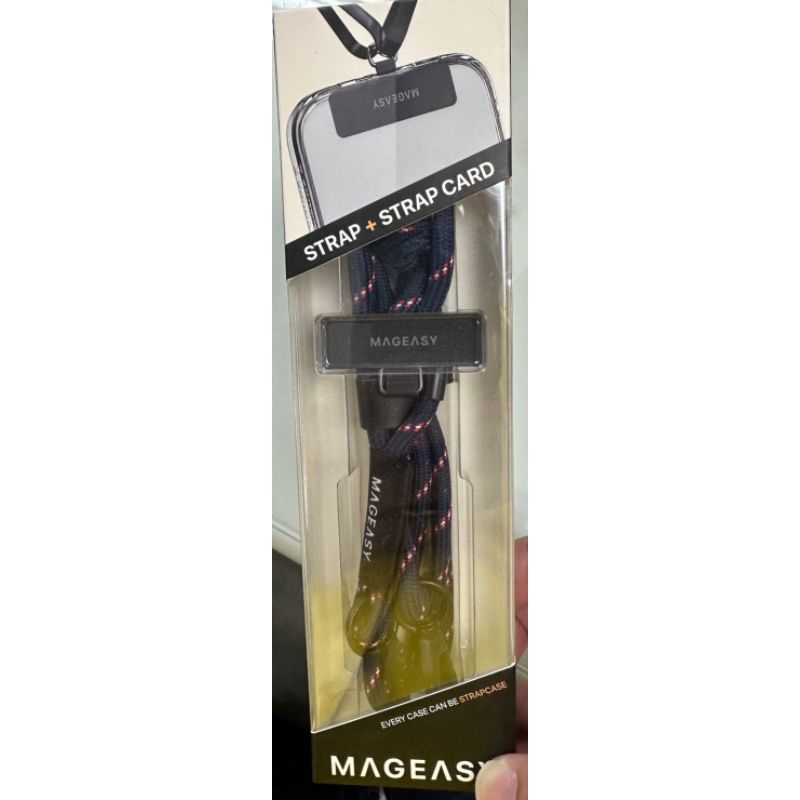 MAGEASY 魚骨牌 STRAP iPhone 手機掛繩組 手機掛繩夾片 手機繩 背繩 吊繩