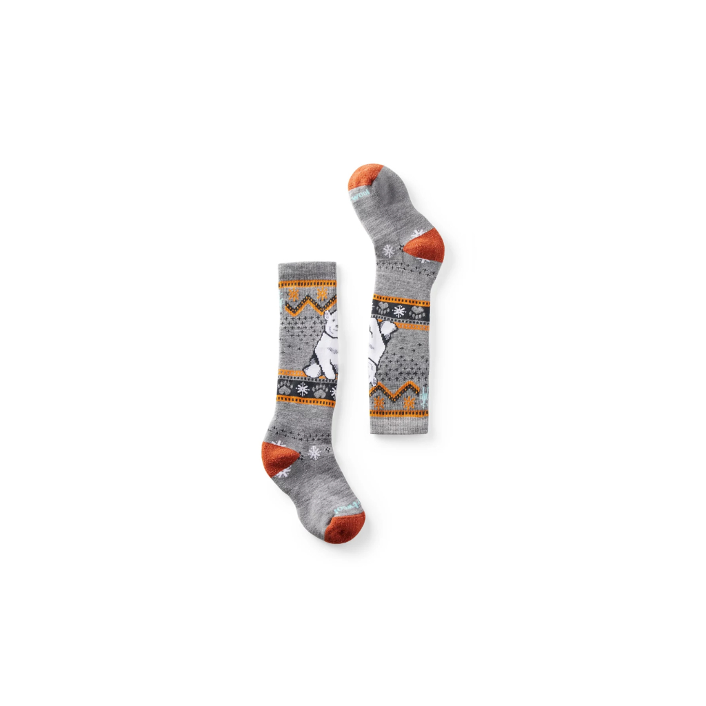 Smartwool 孩童機能滑雪中級減震高筒襪-北極熊 多色內選 #SW001816