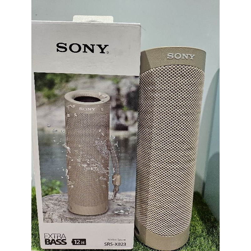 [95新] 二手SONY SRS-XB23 藍芽防塵防水喇叭