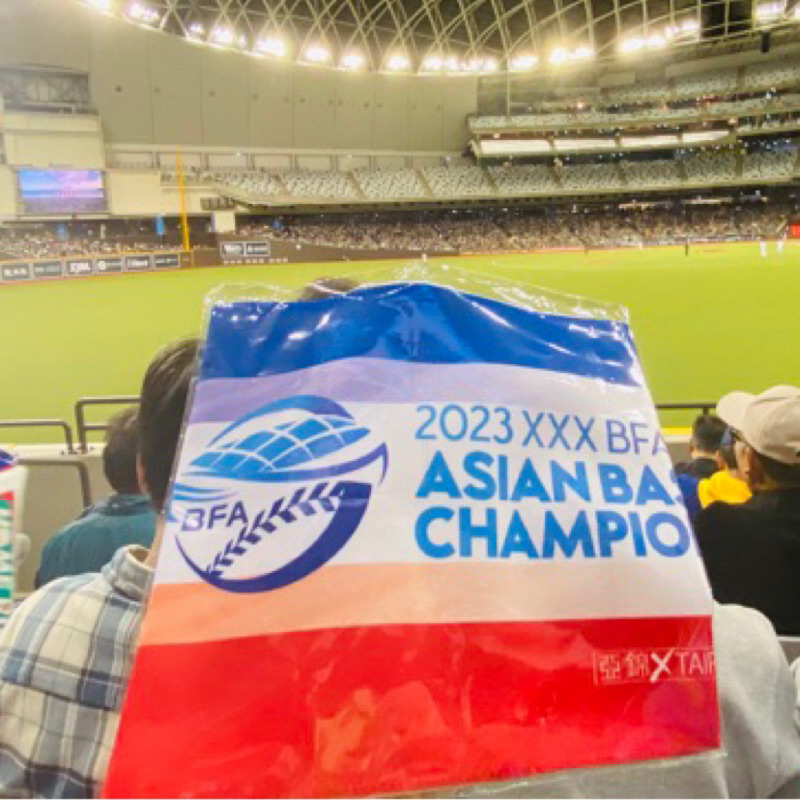 2023棒球亞錦賽 台北大巨蛋 中華隊 Team Taiwan挺台灣 紀念毛巾