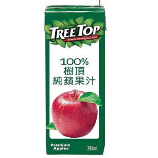 樹頂蘋果汁200ml/24瓶/箱(超商限1箱配送）