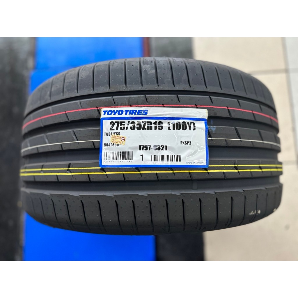 【捌貳】東洋輪胎 TOYO PXSP2 275/35-19 完工價 8500