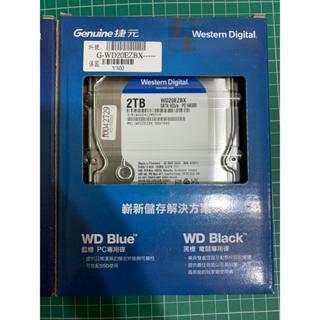 [新品]WD 藍標 2TB 3.5吋 SATA硬碟 WD20EZBX