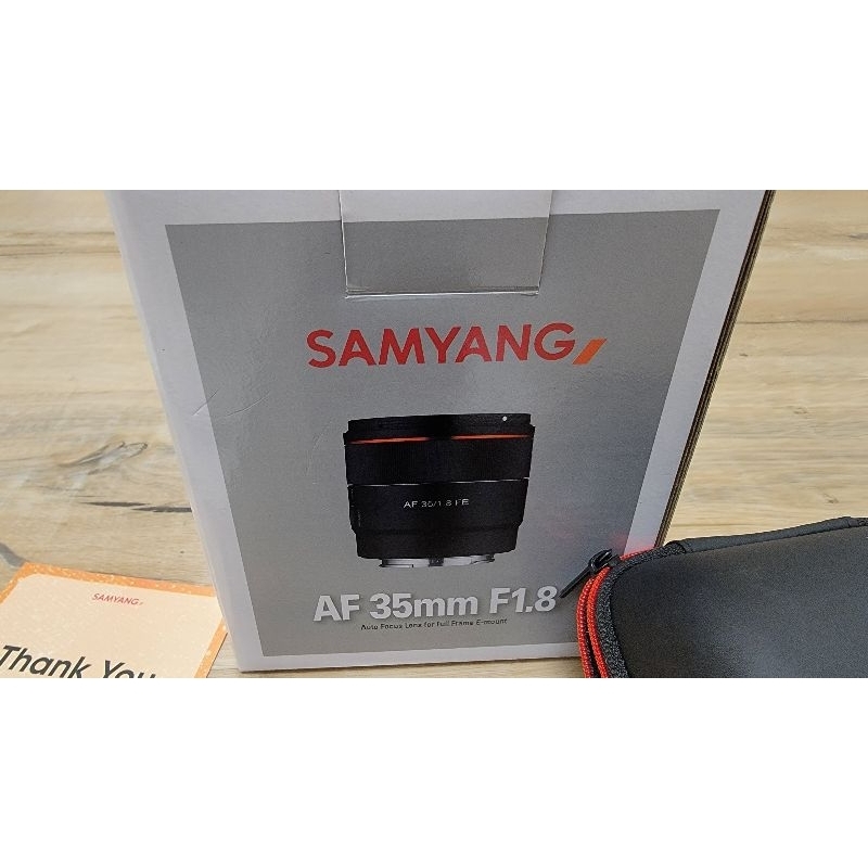 有保固 Samyang AF 35mm F1.8 FE for Sony 剛買沒多久 正成公司貨