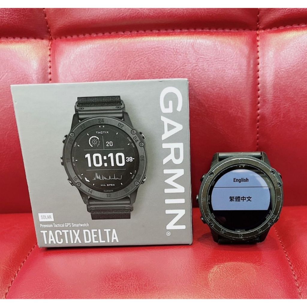 【艾爾巴二手】Garmin TACTIX DELTA SOLAR GPS錶型導航器 #二手手錶 #新興店 09615