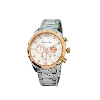 【Roven Dino 羅梵迪諾】急速風範時尚三眼腕錶 RD6102S-458W 45mm 現代鐘錶