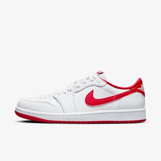 NIKE AIR JORDAN 1 RETRO LOW OG 白紅 經典 復古 運動 休閒鞋【CZ0790-161】