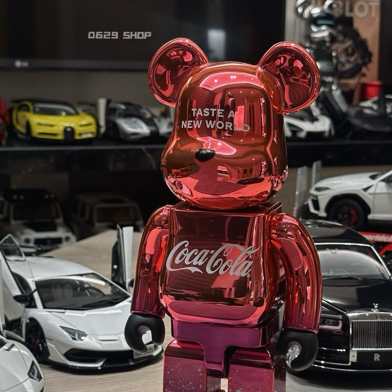 Be@rbrick 可口可樂庫柏力克熊400%+100% 《0629 SHOP》 潮玩公仔