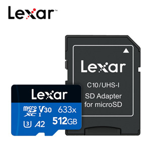 【含稅公司貨】Lexar 雷克沙 633x 512GB 256GB microSDXC UHS-I A1 TF 記憶卡