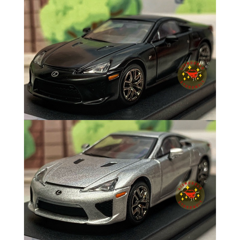 🔅里氏模型車 GCD 1/64 正版授權 凌志 LEXUS LFA 黑色 銀色 黃色 雷克薩斯 跑車 轎車 合金模型車