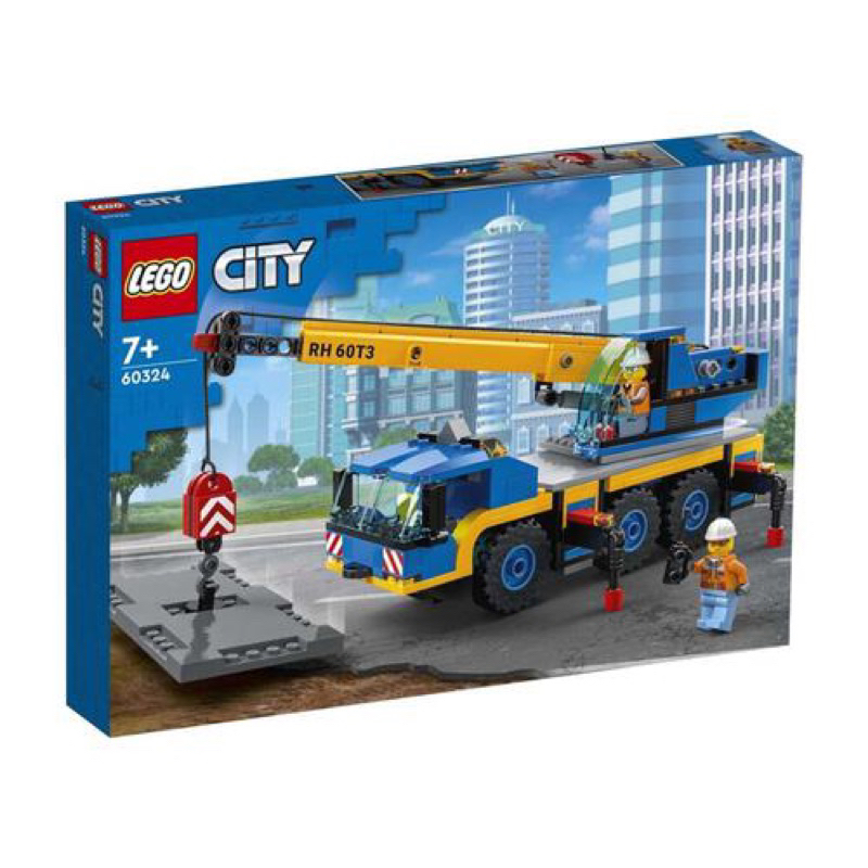 !!全新現貨!! LEGO 60324 移動式起重機 正版樂高 玩具車 公程車 City系列 北北桃面交 聖誕禮物