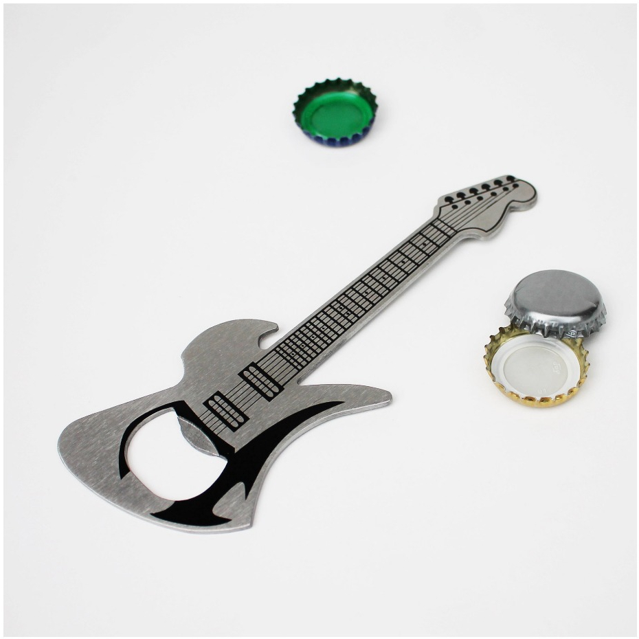 英國 SUCK UK 開瓶器 Guitar Bottle Opener 電吉他造型 啤酒開罐器 文創 禮物【他,在旅行】