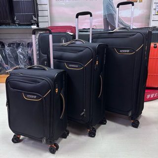 AMERICAN TOURISTER 美國旅行者 APPLITE 4 ECO 布箱黑色QJ6 系列 小中大 可擴充行李箱
