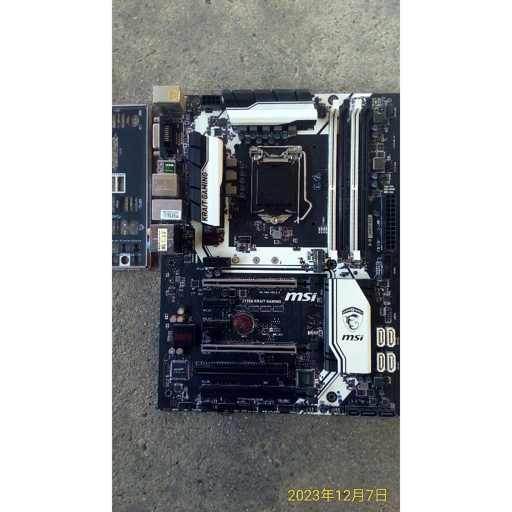 微星 MSI Z170A KRAIT GAMING LGA1151 主機板 良品